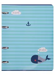 Тетрадь на кольцах в клетку Be Smart, Sea, 120 листов