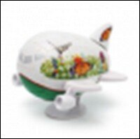Фигурный Пазл 3D Самолетик 9см Бабочки (E5027_03)