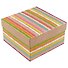 Подарочная коробка «Bright stripes», 18 х 18 см - 0