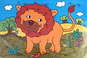 Мягкий пазл 2182 Львенок (24 элемента) (упаковка)