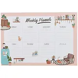 Планнер недат. 55л А4 "Weekly 1. №2" клеевое скрепление