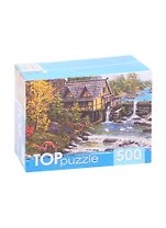Пазл Водяная мельница TOPpuzzle 500 элементов ХТП500-4229