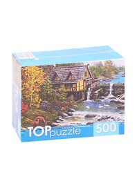 Пазл Водяная мельница TOPpuzzle 500 элементов ХТП500-4229