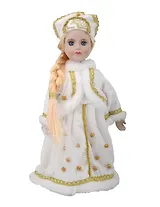 Фигурка Снегурочка (текстиль, керамика) (17,5x20,5x32) (95183)