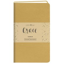 Записная книжка «Grace. Крем-брюле» А6, 80 листов в клетку, экокожа, Listoff