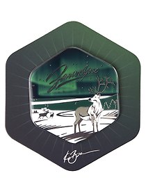 Магнит Заполярье,Северный олень, с подвесом (Мурманск) (мур 001)