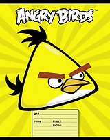 Тетрадь в линейку Angry Birds, 18 листов, в ассортименте