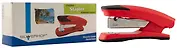 Степлер №24 20л "Elegance" пластиковый, красный, к/к, Silwerhof