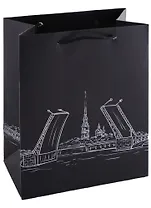 Пакет А5 23*18*10 СПб "Мосты Санкт-Петербурга" бум.мат.ламинат