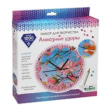 Набор для творчества Origami. Алмазные узоры «Часы. Пробуждение природы», 20 см