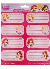 Наклейки для тетрадей "Princess"