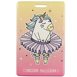 Чехол для карточек Unicorn ballerina розовый градиент (ДК2018-142)