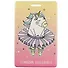 Чехол для карточек Unicorn ballerina розовый градиент (ДК2018-142) - 0