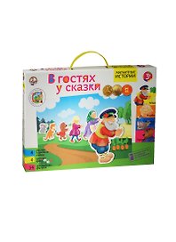 Магнитный театр «Магнитные истории В гостях у сказки», 14 магнитных фигурок, 4 сказки, 4 фона, Десятое Королевство