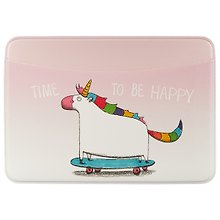 Чехол для карточек горизонтальный Time to be happy (Единорог) (ДКГ2018-18)
