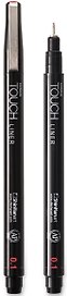 Ручка капиллярная  TOUCH Liner 0,1мм красный винный, TOUCH