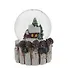 Фигурка декоративная в стеклянном шаре Домик, 3 варианта (4,5см) (761964) - 2