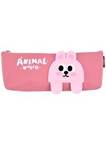 Пенал на молнии с лапками Animal World  (ПВХ) (23,5х8)