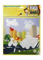 Водораскраски-пазлы В городе (PR1015) (220х220мм) (0+) (упаковка)