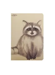 Тетрадь в клетку Marker Arte, "Еноты", 40 листов, в ассортименте