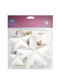 Заготовка из пенопласта Звезды IDIGO (dh404) (3шт.х8,10,14см) (3+) (упаковка)