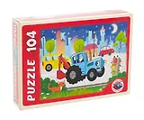 Пазл 104 элемента "Синий трактор" №15 33х24 см