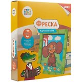 Набор для творчества LORI Фреска. Картина из песка. Союзмультфильм Чебурашка