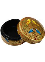 Шкатулка круглая картон Соловьи (6,5 см) (1158186)