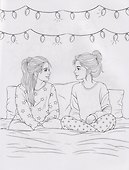Раскраска для девочек (+140 наклеек) - 2
