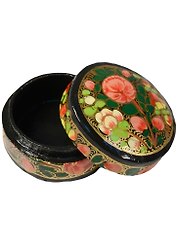 Шкатулка круглая картон Розовый куст (6,5 см) (1158180)