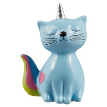 Копилка Кошечка-единорог (керамика) (10х8) (12-FENGDA-HP7513-F)