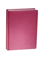 Ежедневник недат. А5 136л "VELVET" розовый флуор, иск.кожа, ляссе, Bruno Visconti