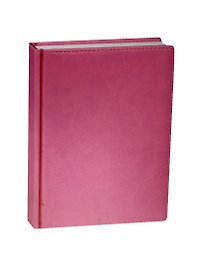 Ежедневник недат. А5 136л "VELVET" розовый флуор, иск.кожа, ляссе, Bruno Visconti