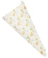 Бумага упаковочная 70*100см "Динозаврики" глянц., инд.уп.