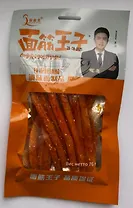 Соевое мясо Острые мучные полоски со вкусом крылышек барбекю, 76г