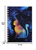 Тетрадь общая «Cat in space», 96 листов в клетку, А5, в ассортименте - Hai Bin - 1