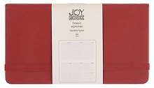 Планинг недатированный «Joy Book» имбирный пряник, 64 листа, твердый переплет, ляссе, карманный - Joy Book