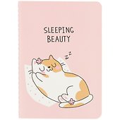 Записная книжка «Sleeping beauty» А7, 30 листов в клетку, сшивка - 0