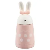 Термос Кролик с ушками и бантиком в горошек (металл) (300 мл) (12-7306-X-8003)