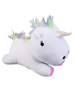 Игрушка-подушка Радужный единорог (белый) (41см) (KW178-000034)