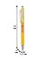 Гелевая ручка желтая 0,5 мм, Inketti, Penac - 1