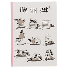 Блокнот «Hide and seek: енот», 192 страницы, А5