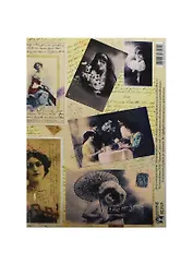 Декупажная карта Ретроальбом (E-091) (упаковка)