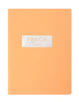 Тетрадь 48л кл. "Peach Fuzz" мел.картон, печ.пантон, ламинация soft touch