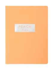 Тетрадь 48л кл. "Peach Fuzz" мел.картон, печ.пантон, ламинация soft touch
