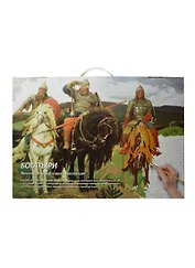 Альбом для рисов.Богатыри.Рисуем по номерам  (8+)