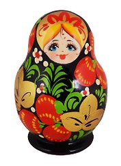 Матрешка 5 предм. Расписная авторская, "Кубышка" арт. С-203 (312)