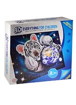 3D Объемный пазл Тигренок (Tz 12734) (45,72х60,96х11,43см) (250 дет.) (2 ур.) (8+) (Happy Time) (коробка)