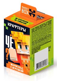 Крафтеры SWEET BOX  Мармелад с игрушкой, 10г