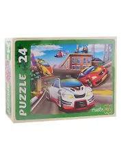 Пазл Скоростные гонки Рыжий кот Макси-пазлы 24 элемента ПУ24-0614